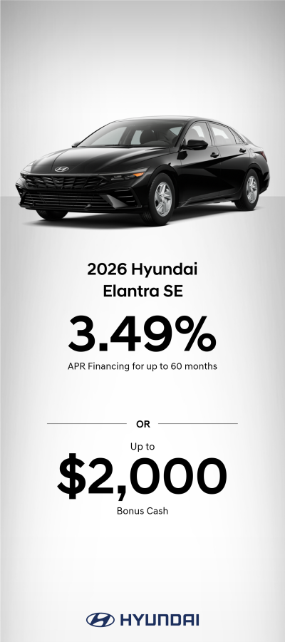 2026 Hyundai Elantra SE Bonus Cash or APR Offer SE | 2026-06-02 - 2026-07-07 | 3251de77