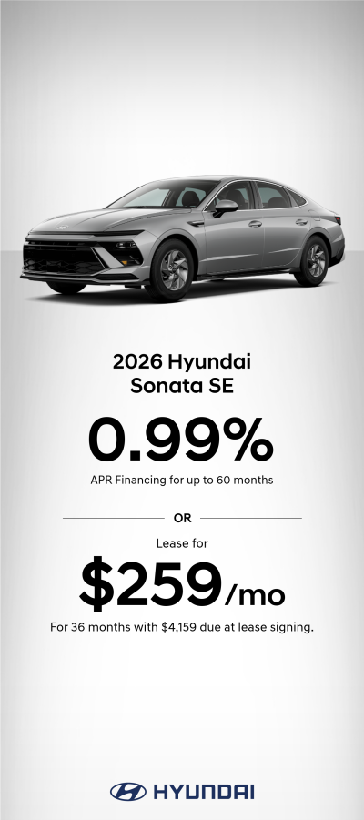2026 Hyundai Sonata SE APR or Lease Offer