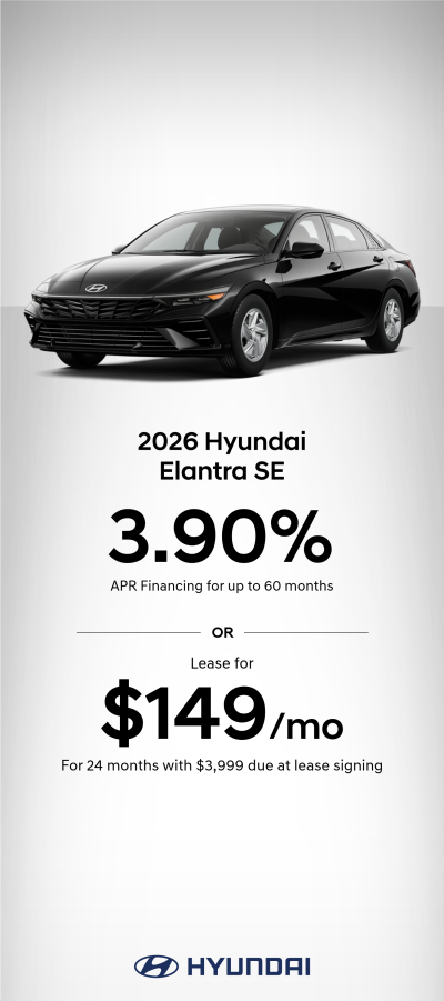 2026 Hyundai Elantra SE APR or Lease Offer