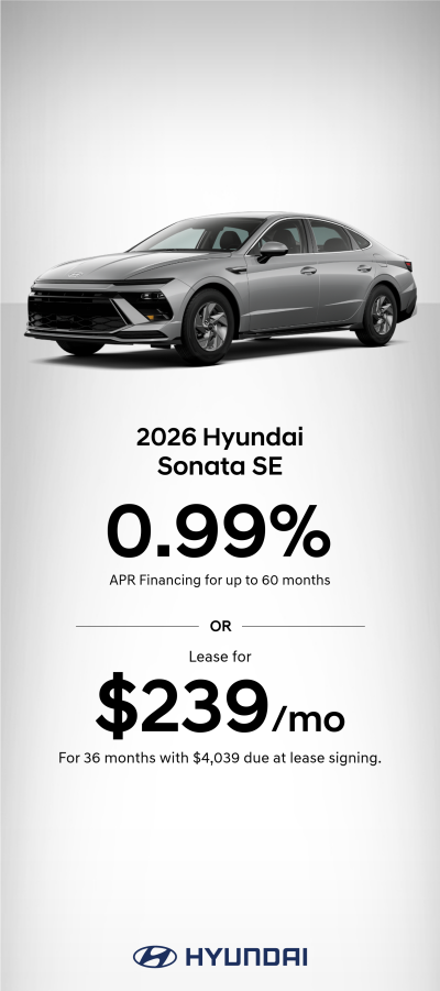 2026 Hyundai Sonata SE APR or Lease Offer