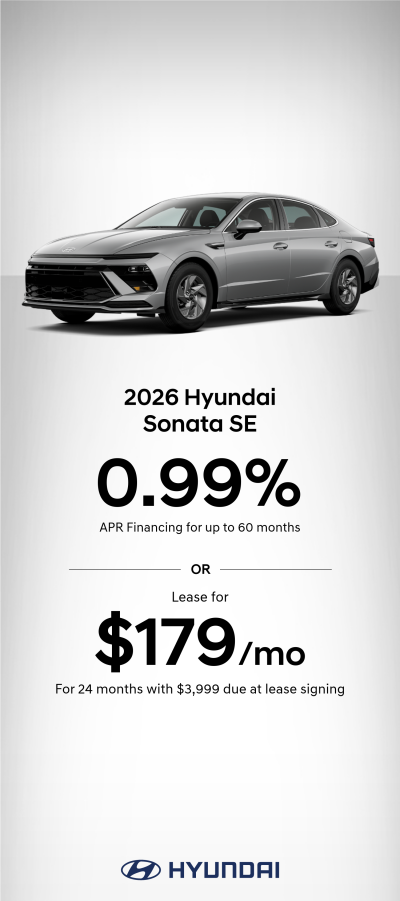 2026 Hyundai Sonata SE APR or Lease Offer