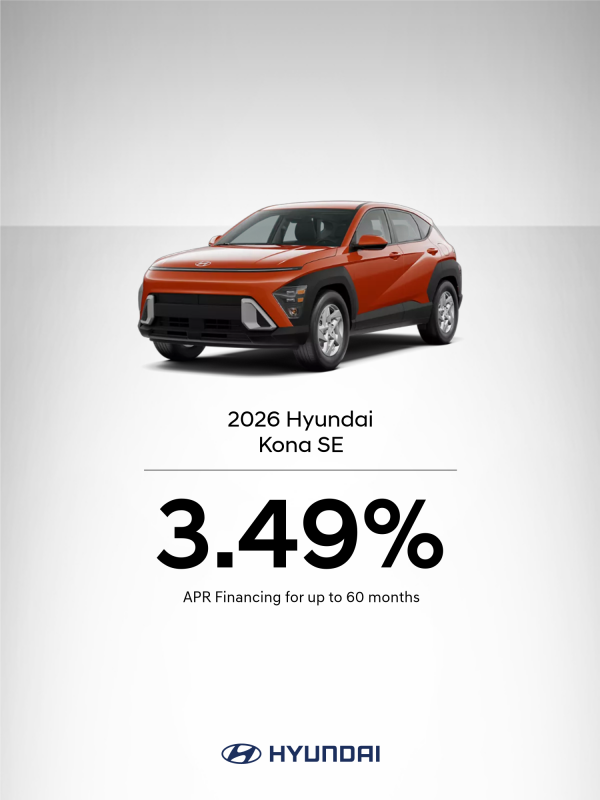 2026 Hyundai Kona SE APR Offer
