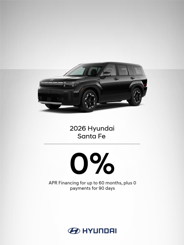 2026 Hyundai Santa Fe  APR Offer