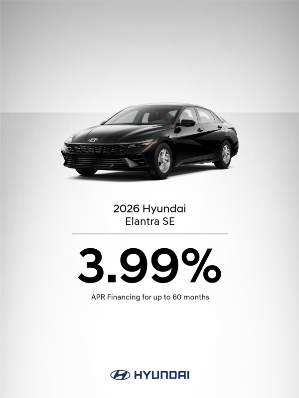 2026 Hyundai Elantra SE APR Offer