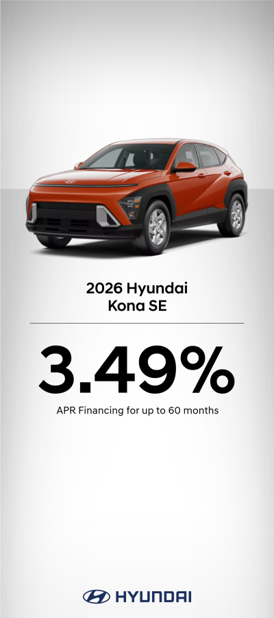 2026 Hyundai Kona SE APR Offer