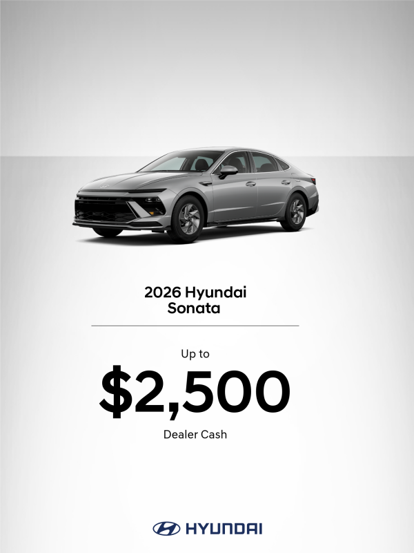 2026 Hyundai Sonata  Bonus Cash Offer