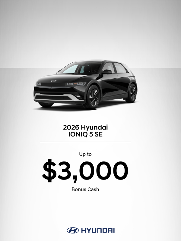 2026 Hyundai IONIQ 5 SE Bonus Cash Offer