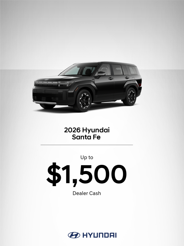 2026 Hyundai Santa Fe  Cash Offer