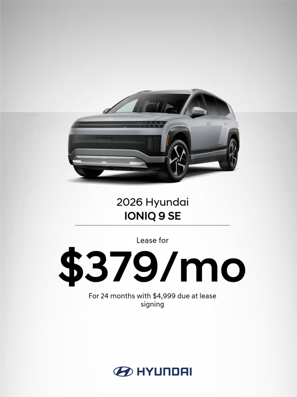 2026 Hyundai IONIQ 9 SE Lease Offer