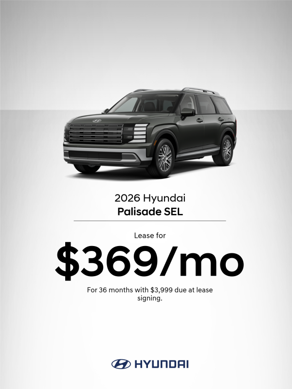 2026 Hyundai Palisade SEL Lease Offer