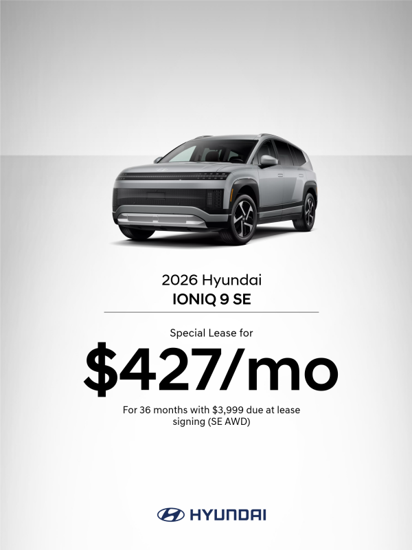 2026 Hyundai IONIQ 9 SE Lease Offer