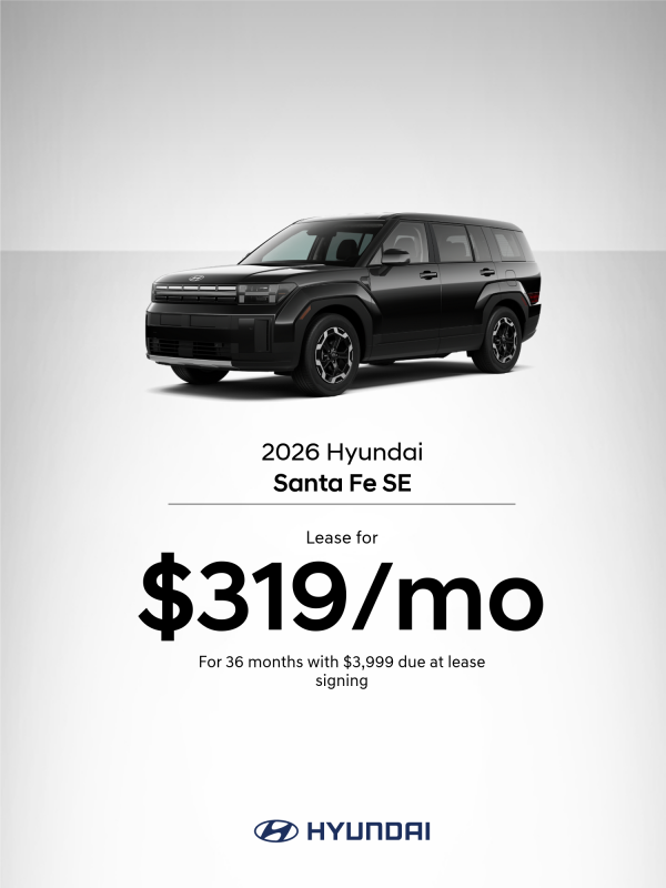 2026 Hyundai Santa Fe SE Lease Offer