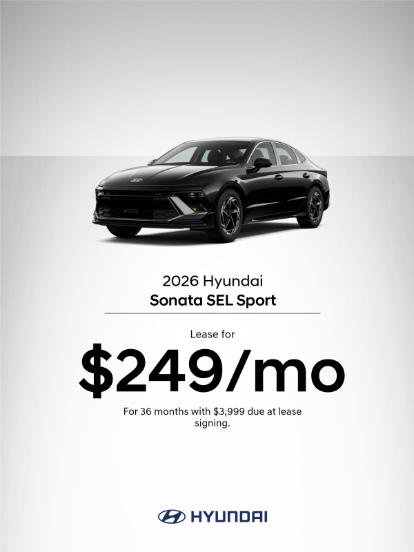 2026 Hyundai Sonata SEL Sport Lease Offer