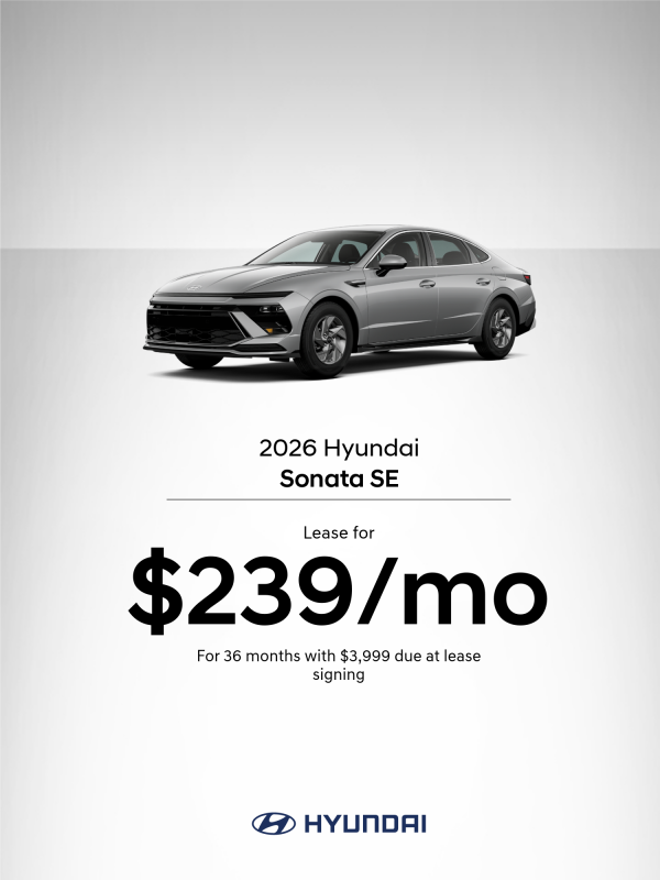 2026 Hyundai Sonata SE Lease Offer