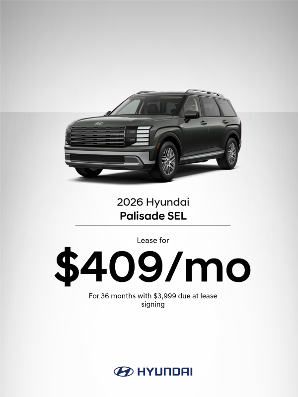 2026 Hyundai Palisade SEL Lease Offer