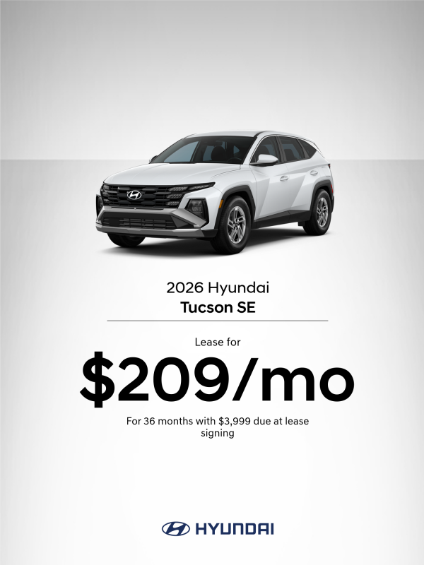 2026 Hyundai Tucson SE Lease Offer