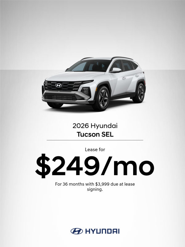 2026 Hyundai Tucson SEL Lease Offer