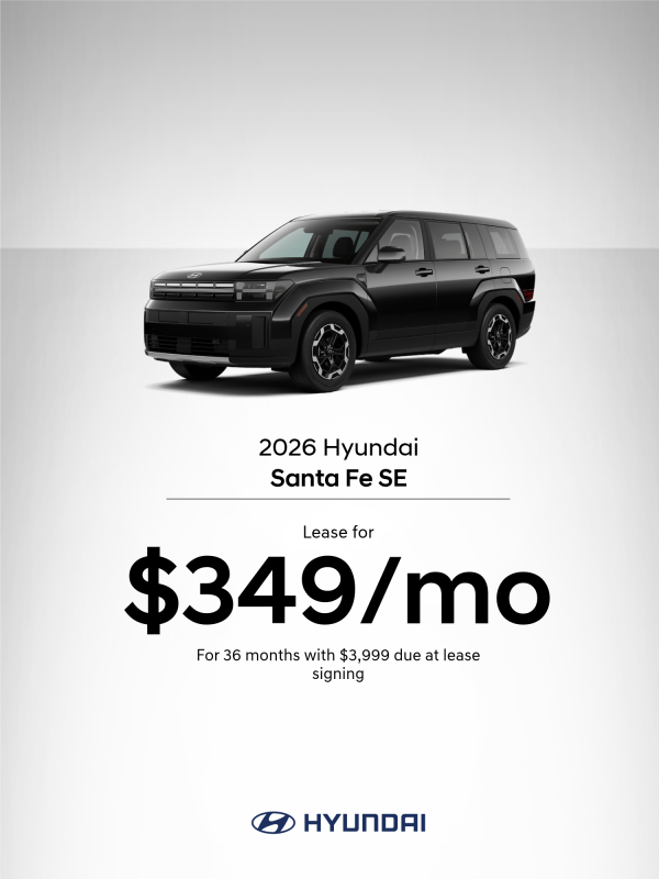 2026 Hyundai Santa Fe SE Lease Offer