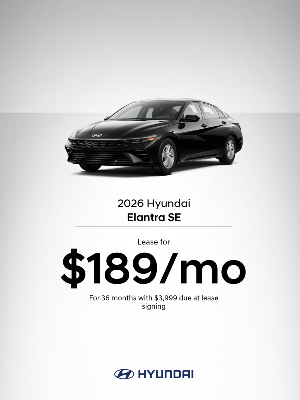 2026 Hyundai Elantra SE Lease Offer