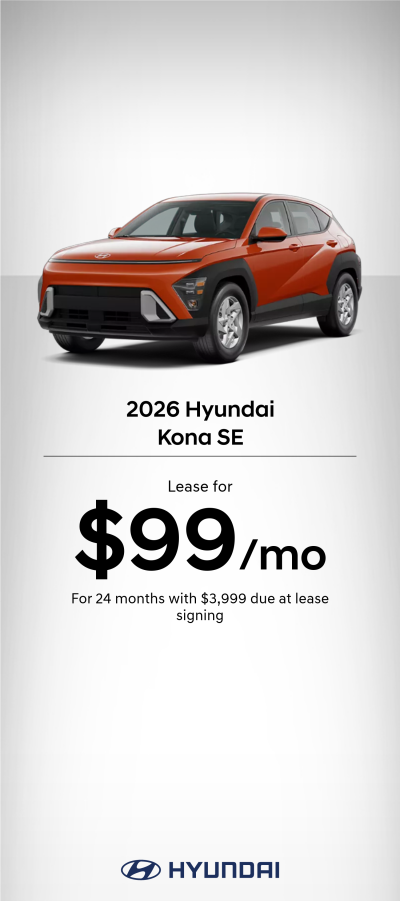 2026 Hyundai Kona SE Lease Offer