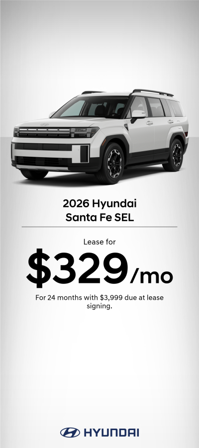 2026 Hyundai Santa Fe SEL Lease Offer