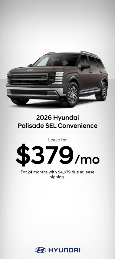 2026 Hyundai Palisade SEL Convenience Lease Offer