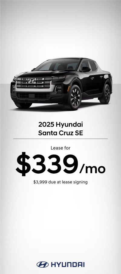 2025 Hyundai Santa Cruz SE Lease Offer