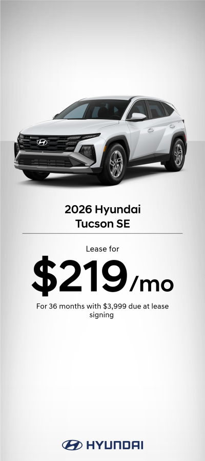 2026 Hyundai Tucson SE Lease Offer