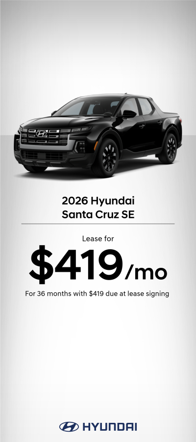 2026 Hyundai Santa Cruz SE Lease Offer