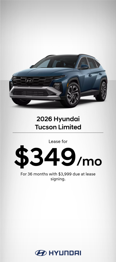 2026 Hyundai Tucson Limited Lease Offer