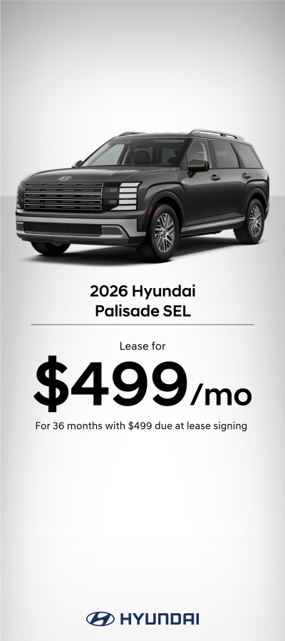 2026 Hyundai Palisade SEL Lease Offer