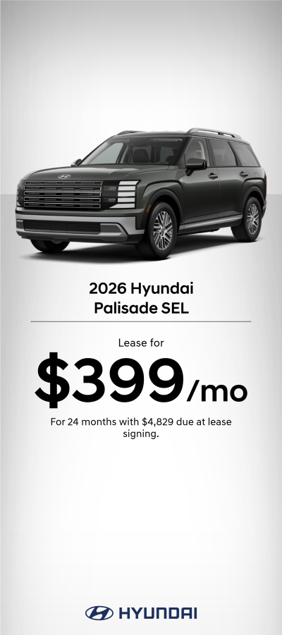 2026 Hyundai Palisade SEL Lease Offer