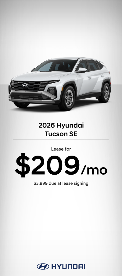 2026 Hyundai Tucson SE Lease Offer