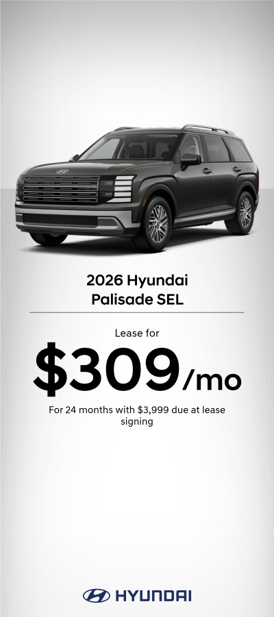 2026 Hyundai Palisade SEL Lease Offer