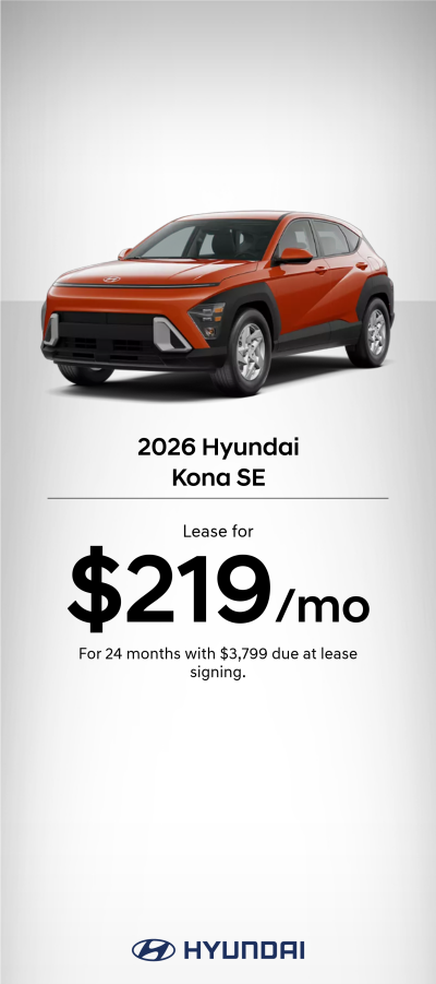 2026 Hyundai Kona SE Lease Offer