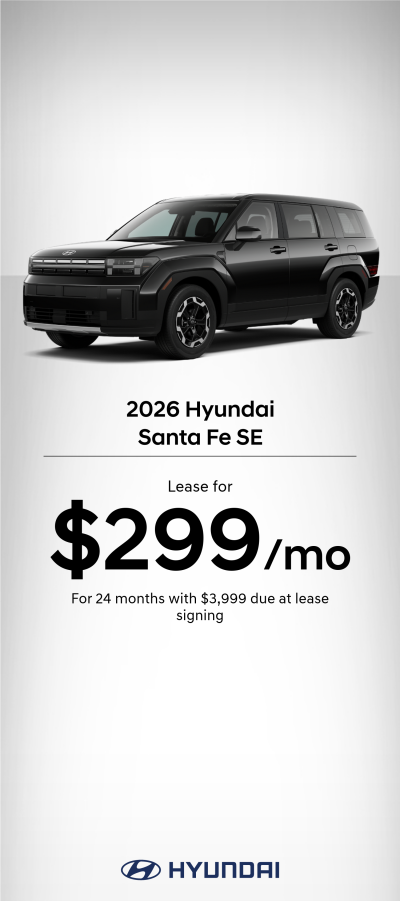 2026 Hyundai Santa Fe SE Lease Offer