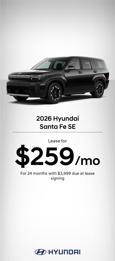2026 Hyundai Santa Fe SE Lease Offer