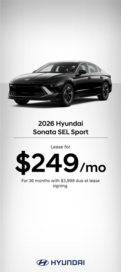 2026 Hyundai Sonata SEL Sport Lease Offer