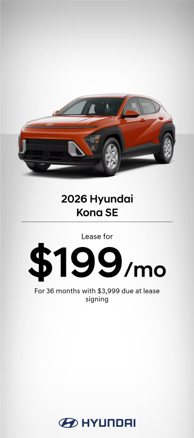 2026 Hyundai Kona SE Lease Offer