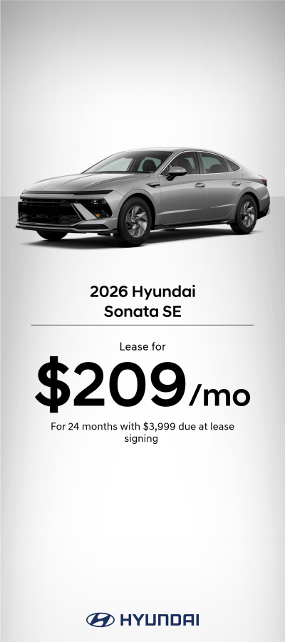 2026 Hyundai Sonata SE Lease Offer