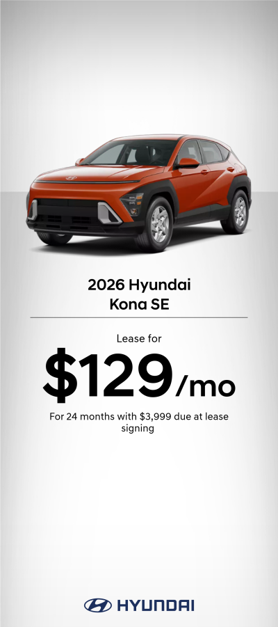 2026 Hyundai Kona SE Lease Offer