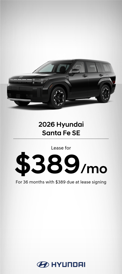 2026 Hyundai Santa Fe SE Lease Offer