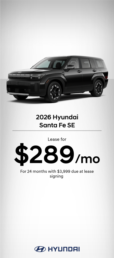 2026 Hyundai Santa Fe SE Lease Offer