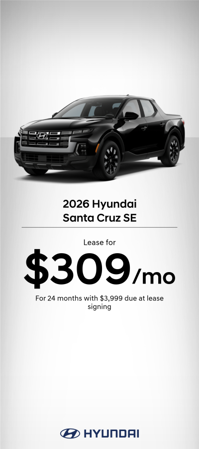 2026 Hyundai Santa Cruz SE Lease Offer