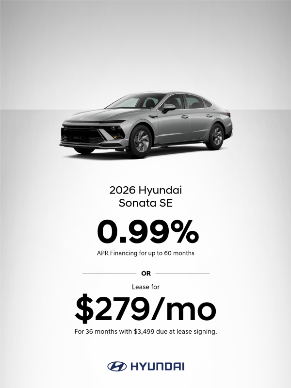 2026 Hyundai Sonata SE APR or Lease Offer