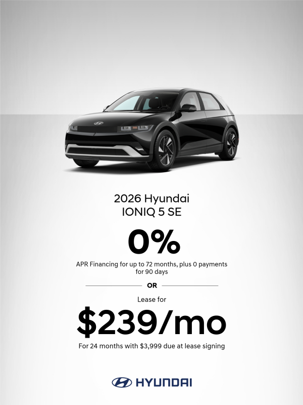 2026 Hyundai IONIQ 5 SE APR or Lease Offer